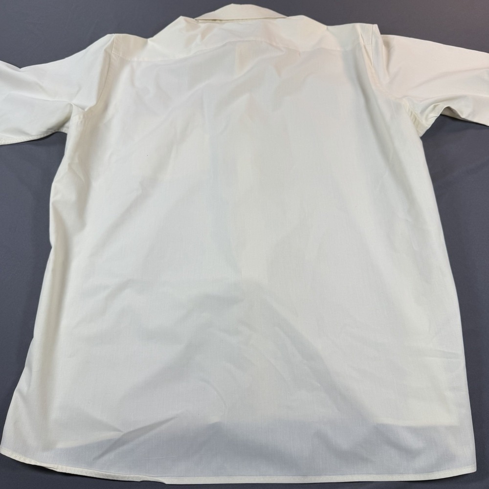Christian Dior Vintage Button Up Shirt Men's 16 1/2 Short Sleeve - Picture 7 of 7